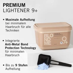 Schwarzkopf Professional Blondierung^Schwarzkopf Blondme Premium Aufheller 9+ 450 g