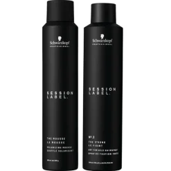 Schwarzkopf Professional Hagel Nature| Haarschaum^Schwarzkopf Session Label Bundle