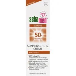 sebamed Uv-Schutz & Pflege|Körper^ Sonnenschutz Creme LSF 50+, 75 ml