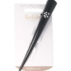 Solida Haarschmuck|Chinastick schwarz Strass shiny