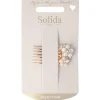 Einsteckkamm gold Perle-Solida New