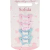 Solida Haarschmuck^Haarclip Schmetterling blau/rosa Glitzer