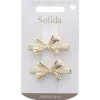 Haarclips Metall Gold-Solida