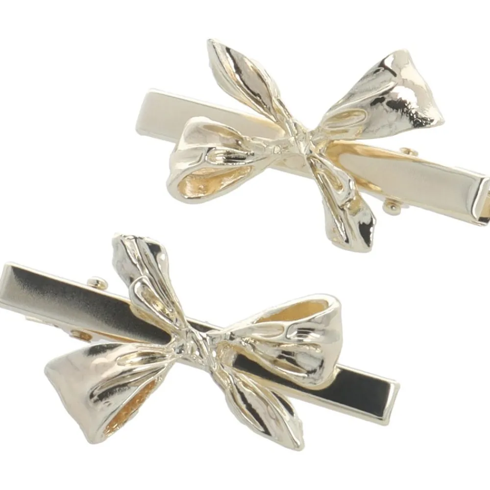 Haarclips Metall Gold-Solida