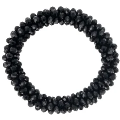 Haargummi schwarz Strass 1 Stk.-Solida Online