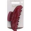 Solida Haarschmuck^Haarklammer Acryl rot
