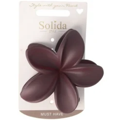 Haarklammer Bali Blume bordeaux-Solida Outlet