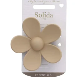 Haarklammer Blume beige 1 Stück-Solida Sale