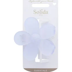 Haarklammer Blumenform blau 1 Stück-Solida Clearance