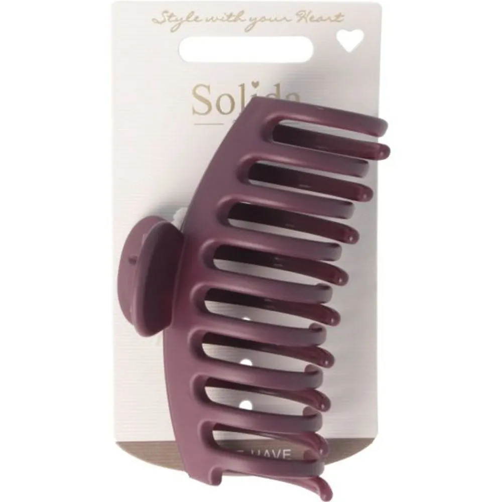 Solida Haarschmuck^Haarklammer bordeaux