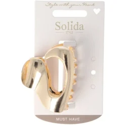Solida Haarschmuck|Haarklammer gold