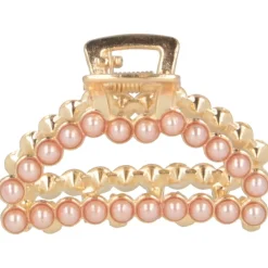 Solida Haarschmuck^Haarklammer gold Perlen