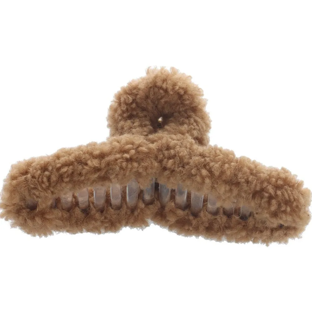 Haarklammer Loop Form Teddy braun-Solida Best