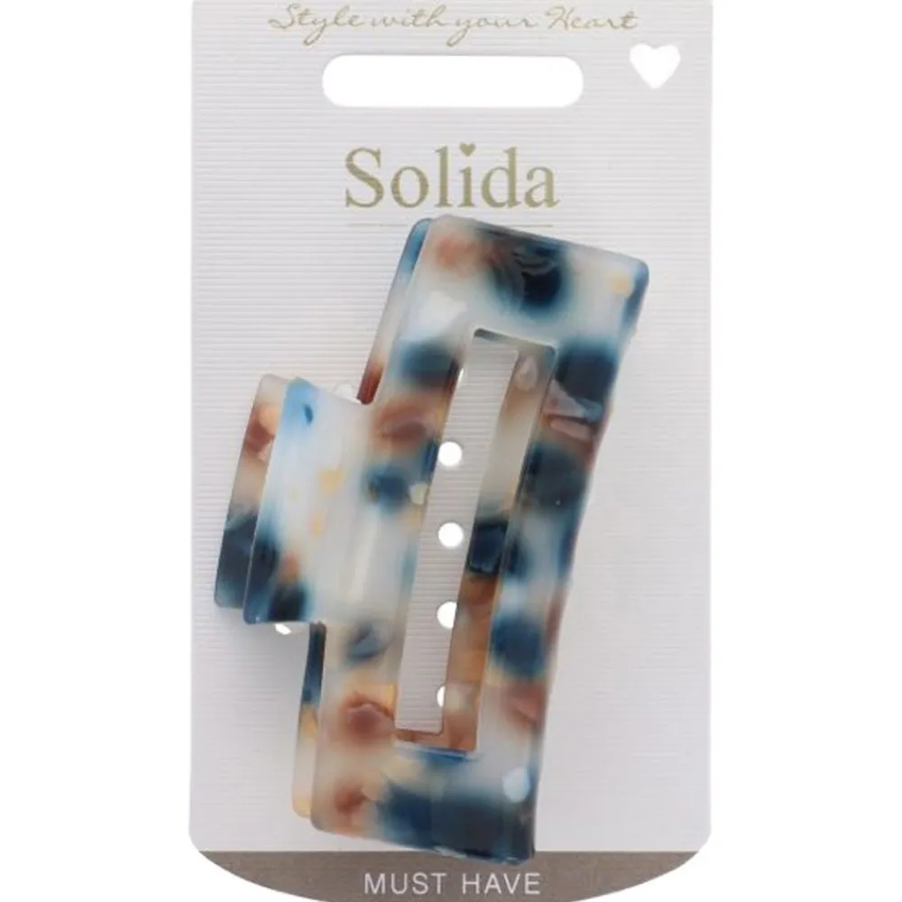 Haarklammer marmoriert mehrfarbig-Solida Best