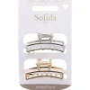 Haarklammer Metall mehrfarbig 2 Stk.-Solida Outlet