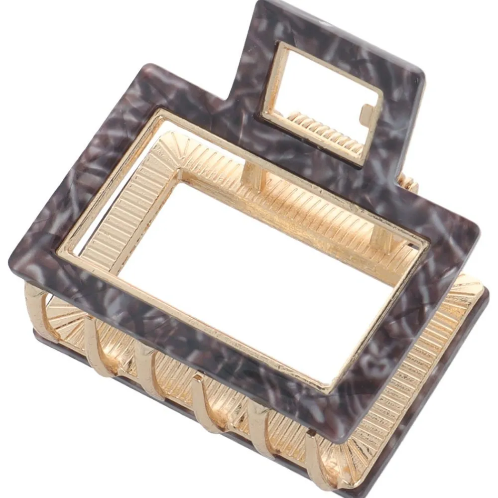 Solida Haarschmuck|Haarklammer rechteckig bordeaux