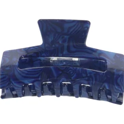 Solida Haarschmuck^Haarklammer rechteckig blau