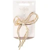 Solida Haarschmuck^Haarklammer Schleife gold