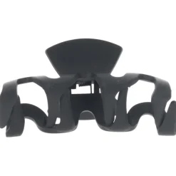 Solida Haarschmuck^Haarklammer schwarz matt gewellt