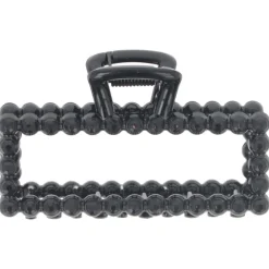 Solida Haarschmuck^Haarklammer schwarz Strass