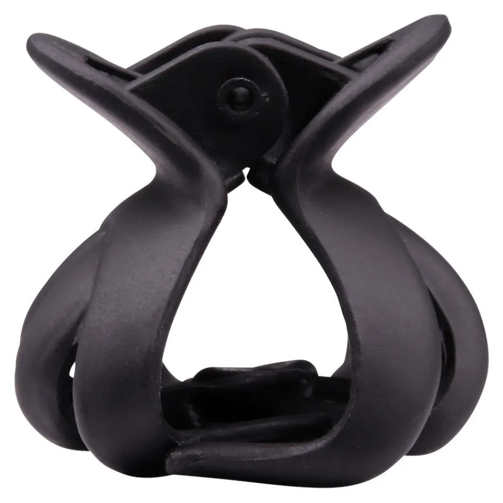 Solida Haarschmuck|Haarklammern matt schwarz 2 Stück