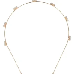 Solida Haarschmuck^Haarreif gold Blumenapplikation