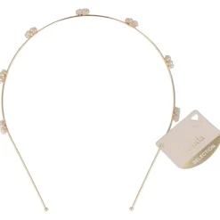 Solida Haarschmuck^Haarreif gold Blumenapplikation