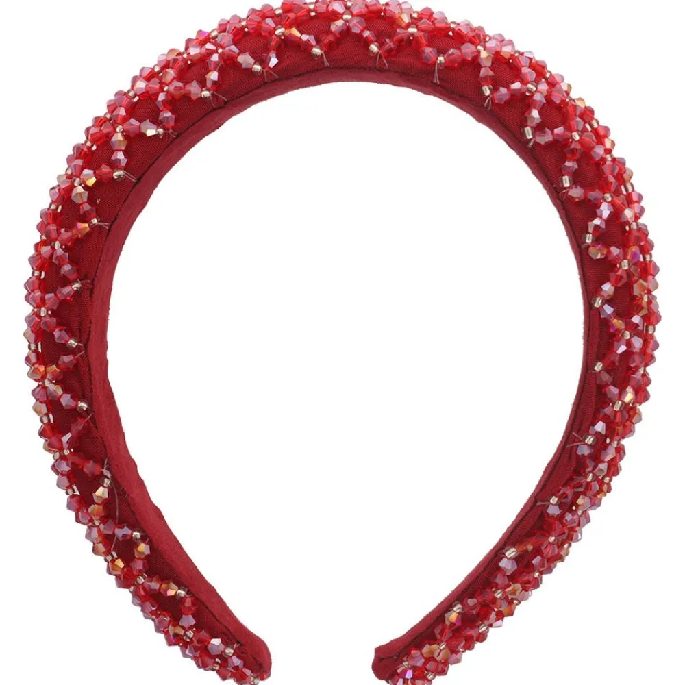 Haarreif Strass rot-Solida Sale