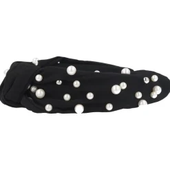 Solida Haarteile^Haarreifen schwarz mit Perlen 1 Stück