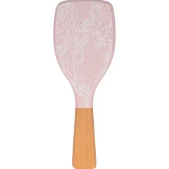 Mini Paddle Brush Rosa Spitze Print-Solida Sale