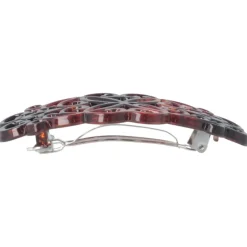 Solida Haarschmuck^Patentspange havanna Schnörkel shiny