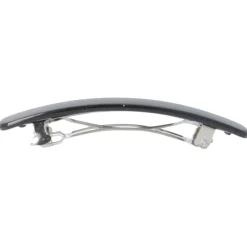 Solida Haarschmuck|Patentspange schwarz shiny