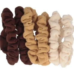 Scrunchie braun 6 Stück-Solida New