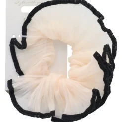 Solida Haarschmuck|Scrunchie flach korall