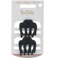 Wasserwellklammer Krakenform matt Schwarz-Solida Discount