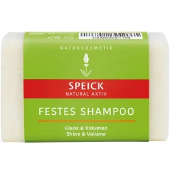 SPEICK Naturkosmetik Hagel Nature| Shampoo|SPEICK Active festes Shampoo Glanz & Volumen 60 g