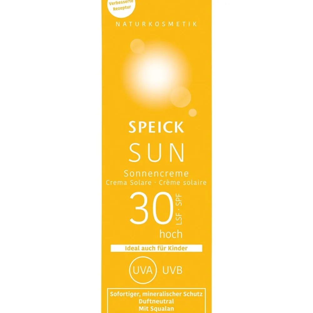 SPEICK Naturkosmetik Uv-Schutz & Pflege|Hagel Nature|SPEICK SUN Sonnencreme LSF 30 60 ml