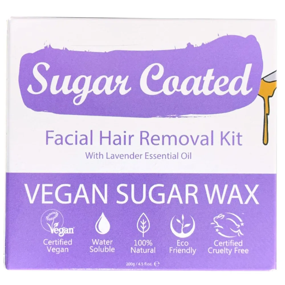 Sugar Coated Haarentfernung|Hagel Nature|Gesichts Haarentfernungs Set