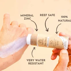 Suntribe Uv-Schutz & Pflege|Hagel Nature|Sonnenstift LSF 50 weiß 30 g