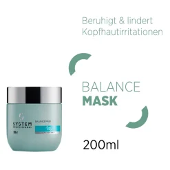 System Professional B3 Balance Kopfhautpflege Haarmaske 200 ml-System Professional LipidCode Discount