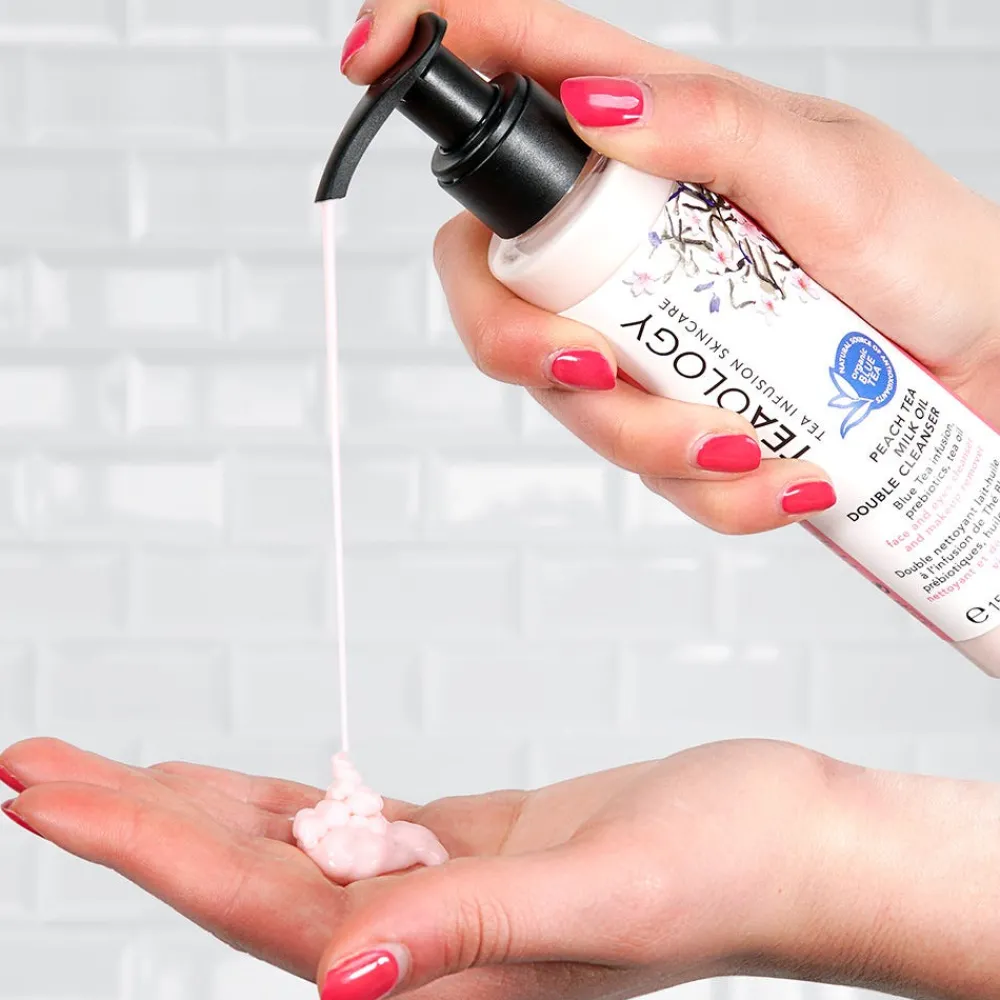 Teaology Hagel Nature|Gesicht^Peach Tea Milk-to-Oil Double Cleanser 150 ml