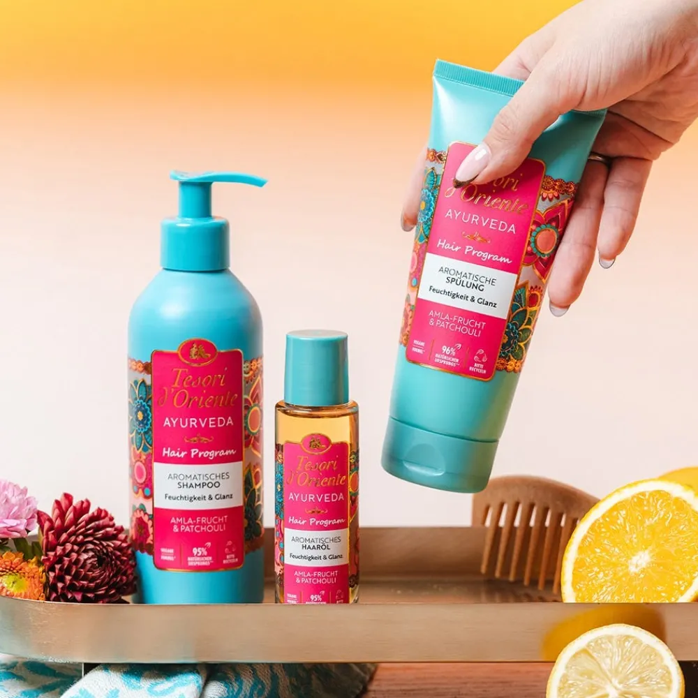 Tesori d´ Oriente Hagel Nature| Shampoo^Tesori d' Oriente aromatisches Shampoo Ayurveda 250 ml