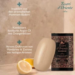 Tesori d´ Oriente Hand & Fuß|Körper^Feste Seife Hammam 125 g