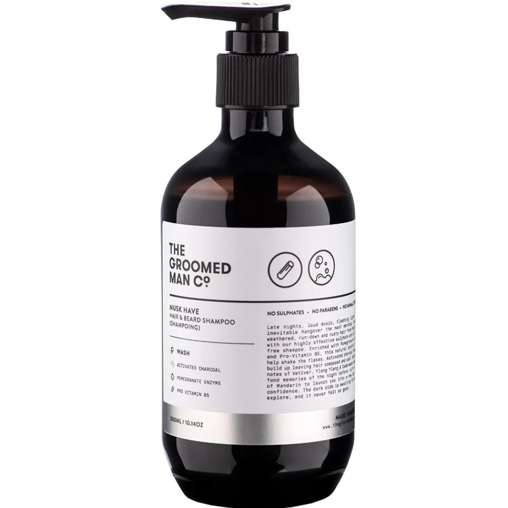 Musk Have Hair & Beard Shampoo 300 ml-The Groomed Man
