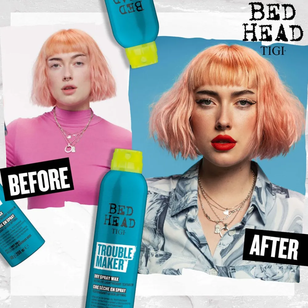 Tigi Pomade & Wachs| Haarspray & Haarlack^Bed Head Row Trouble Maker Spray Wax Aero 200 ml