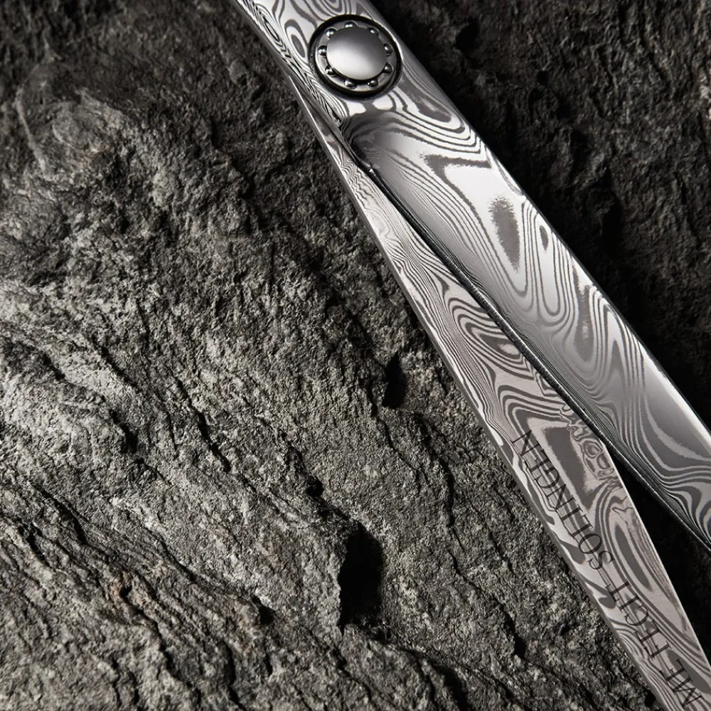 Tondeo Scheren|Haarschneideschere THOR DAMAST Offset 7.0 CONBLADE