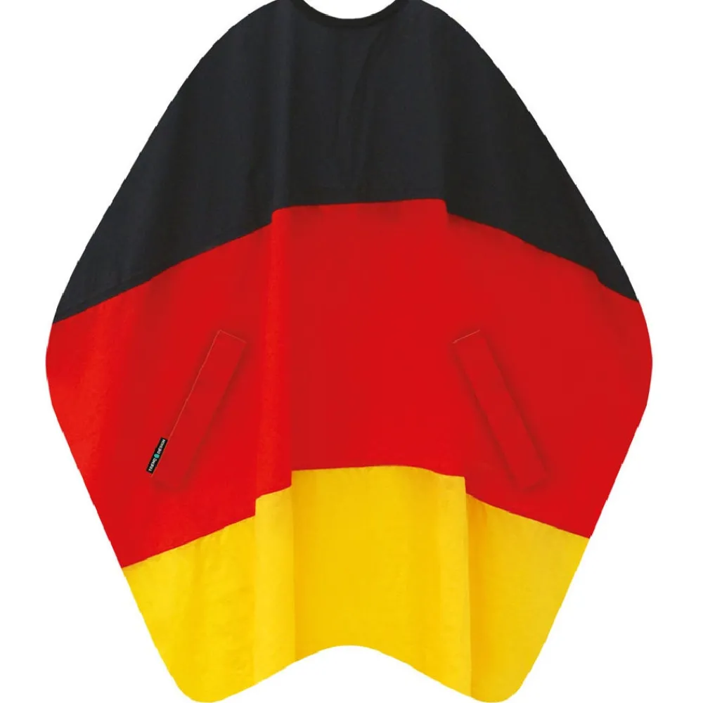 Trend-Design Frisierumhänge^Classic Deutschland Schwarz-Rot-Gold