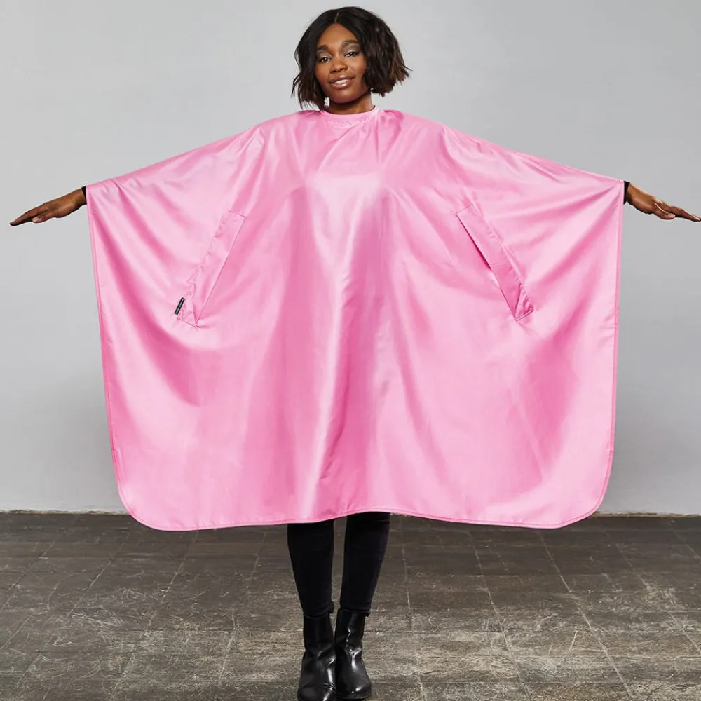 Trend-Design Frisierumhänge|Haarschneideumhang Skinny soft pink