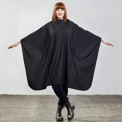 Trend-Design Frisierumhänge|Umhänge & Hauben|NANO Air Uni Schneideumhang mit Druckverschluss Schwarz