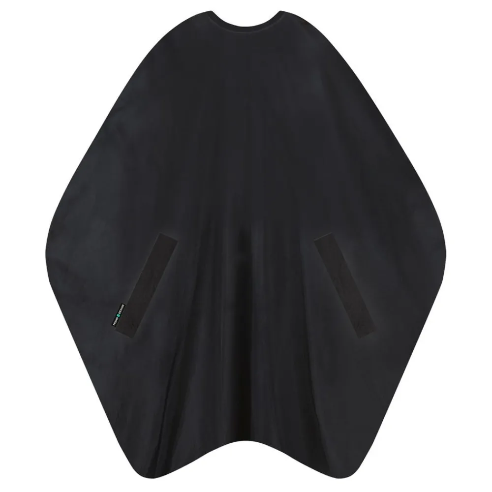 Trend-Design Frisierumhänge|Umhänge & Hauben^NANO Compact Uni Färbeumhang mit Druckverschluss Schwarz